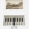 Tenda degli Arabi; Portico del tempio di Latopoli e sua  pianta.