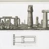 Riunione di diversi frammenti d'architettura Egiziana; Pianta del tempio d'Apollinopoli.