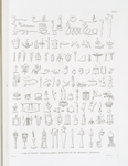 Caratteri geroglifici esistenti in diversi templi.