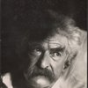 Mark Twain in bed.