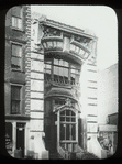 Aguilar F.C.L., 176 E. 110th St., before space was added from adjoining lot, at 172 E. 110th St., signs on fence to right visible