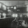 Aguilar Branch, 174 E. 110th St., Circulation Room , 1916, showing changes in the rear