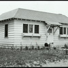 Great Kills, 1923, new building with small hedge plants
