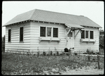 Great Kills, 1923, new building with small hedge plants