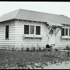 Great Kills, 1923, new building with small hedge plants