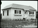 Great Kills, 1923, new building with small hedge plants