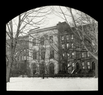 Winter in Harlem, showing snow on ground in foreground