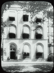Harlem, exterior view showing awnings down