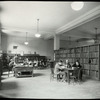 Music Library, large room at the Music Library, readers studying