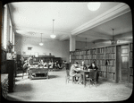 Music Library, large room at the Music Library, readers studying