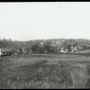 New Dorp: General view near New Dorp Branch, showing meadow, homes beyond