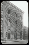 115th Street, exterior view,c a. 1910s, awning pulled up, children in front