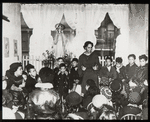 115th Street, story-telling group, African American children with Miss Pura Belpre
