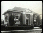 Port Richmond, partially ivy-covered branch building