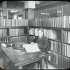 St. Agnes, blind reader with braille book