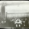 Seward Park, roof reading room, young man studying for regents and children reading