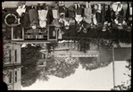 Stapleton, Exchange Book Wagon, showing children lined up