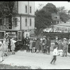 Stapleton, Children lined up at bookmobile
