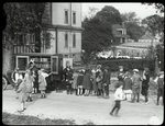 Stapleton, Children lined up at bookmobile