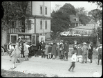 Stapleton, Children lined up at bookmobile