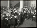 Tompkins Square, line waiting for books