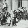 Tompkins Square, children waiting to get into library