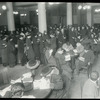 Tremont, interior views, 8.15 p.m., a January evening, readers filling tables