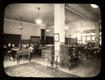 Webster: Interior views, Czech library general view, readers using reading room