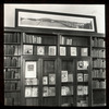 Webster: Interior views, exhibit of fine Czech editions and printing, panoramic view of Prague on case above exhibit of books