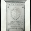 Carnegie Tablet acknowledging Carnegie gift, Kingsbridge Branch. Seal design by Victor Brenner