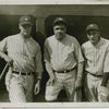 Lou Gehrig, George Herman [Babe] Ruth and Tony Lazzeri