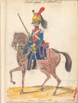 Bataafsche Republiek. Licht Dragonder. 1805