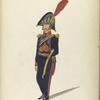 Bataafsche Republiek. Officier Rechteren (?) Artillerie. 1805.