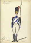 Bataafsche Republiek. Grenadier Vijfde en Zesde Regiment Linie. 1805