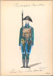 Bataafsche Republiek. Eerst Regiment Licht Infanterie. 1805