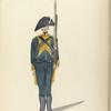 Bataafsche Republiek. Tweede Regiment Licht Infanterie. 1805
