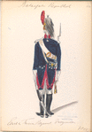 Bataafsche Republiek. Eerst en Tweede Regiment Dragonder. 1805