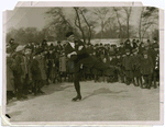 Irving Brokaw Skating in Central Park, New York