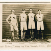 New York Athletic Club World's Record Relay Team, 1897, Showing Bernard J. Wefers (third from left)