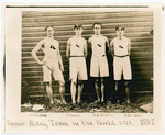 New York Athletic Club World's Record Relay Team, 1897, Showing Bernard J. Wefers (third from left)