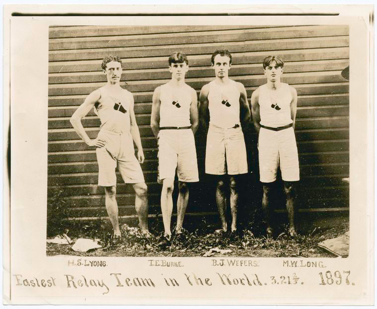 New York Athletic Club World's Record Relay Team, 1897, Showing Bernard ...
