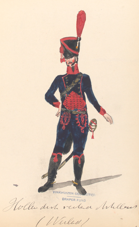 Bataafsche Republiek. Hollandsche rected [?] Artillerie (Weiland). 1806 ...