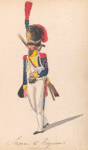 Bataafsche Republiek. Sapeur van Regiment. 1806