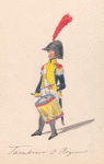 Bataafsche Republiek. Tambour van Regiment. 1806