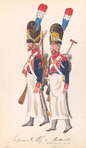 Bataafsche Republiek. Sapeurs 6-e Regiment te Artillerie. 1806