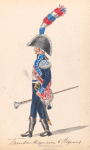 Bataafsche Republiek. Tamboer Major van 6-e Regiment. 1806