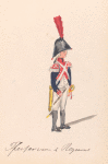 Bataafsche Republiek. Pfifer van 2-e Regiment. 1806