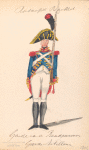 Bataafsche Republiek. Garde van de Roodp..., Garde Artillerie. 1806