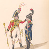 Bataafsche Republiek. Tamboer Majoor van de Garde; Tamboer Majoor van de Artillerie. 1806