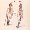 Bataafsche Republiek. Officier en Soldaat der Grenadiers van de Light Garde van de Roodp.... 1806